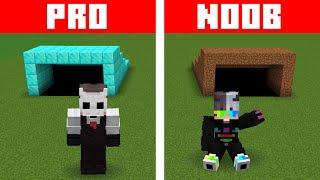 PRO vs NOOB: GÜVENLİKLİ YER ALTI SIĞNAĞI YAPI KAPIŞMASI!