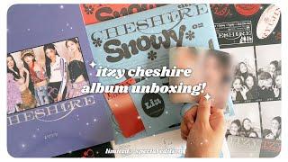 itzy cheshire album unboxing!  limited + special edition!