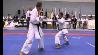 Kumite Men's 1st round Kiryanov RUS vs Kapawen Jr  PHL