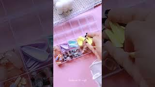 Unboxing & organizing artificial nails #asmr #shorts #youtubeshorts