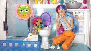 How My Kids All Got Sick! - LOL Family All Got Sick / Doll Morning and Night Sick Routine