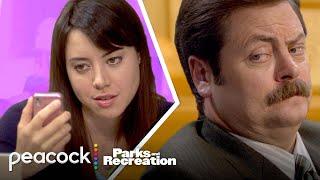 April being Ron's adopted daughter for 12 minutes straight | Parks and Recreation