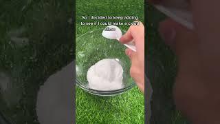 What happens when you don’t add water to the instant snow?