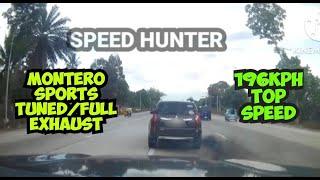 MONTERO REMAPPED/FULL EXHAUST REACHED THE TOP SPEED OF 196KPH/MAMAW SA HATAWAN...