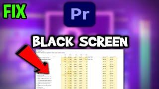 Adobe Premiere Pro – How to Fix Black Screen & Stuck on Loading Screen