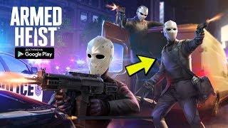 ГАНГСТЕРСКИЙ ШУТЕР ОТ 3 ЛИЦА ОГРАБЛЕНИЕ БАНКА В ИГРЕ ARMED HEIST ANDROID GAMEPLAY