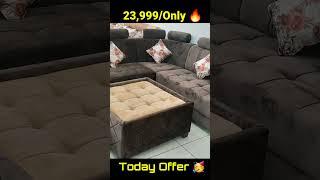 Today Offer 🫴 23,999/Only 7 Seater Luxury L type sofa Set || Biroli's Vlogs