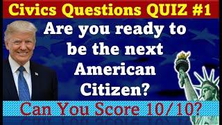 American Citizenship || Are you ready to pass this Civics Question Quiz?