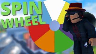 SPIN WHEEL decides WHAT I ROB in Roblox Jailbreak