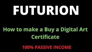 FUTURION | How to buy a Digital Certificate in Futurion Finance.