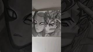 i draw yoshikage kira for jojo #viral #animedrawing #anime #jojo #art #shorts #yoshikage