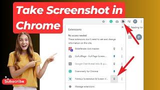 How to Take Screenshot in Google Chrome | Screenshot - Chrome