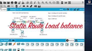 QIT2020_30 Static Route with Load Balancing