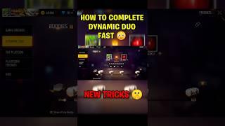 How to complete Dynamic duo fast New trick#shorts #freefire #youtubeshorts