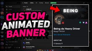 Create Custom Animated Banners For Discord Profile 2022