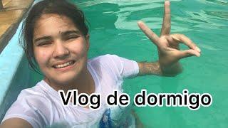 Vlog de dormigo entre na piscina