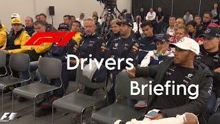 Hilarious F1 Drivers' Briefing: Jokes, Comments, and Pit-Lane Banter 