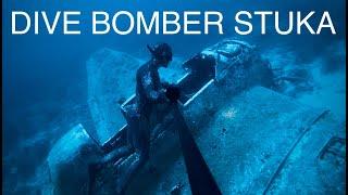 Exploring a Plane Wreck | FREEDIVING | World War 2 |