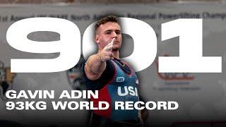 Gavin Adin Breaks the IPF World Record | 901kg @93kg