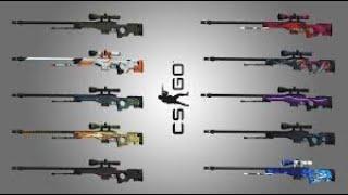 All csgo skins and sticker combos for AWP!!!