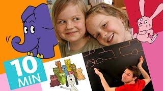 Hallo Elefant - Links und Rechts & Spot Rosa und blau mit Elefant und Hase | Der Elefant | WDR