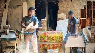 This Young  Man Making Beautiful Sewing Machine Boxes || Sewing Machine Boxes Manufacturing Process