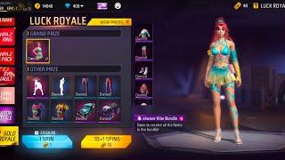 new gold royale event free fire/free fire new event/heatwave wibe bundle 1 spin trick/FF new event