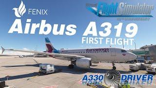 Fenix A319 FIRST FLIGHT - With Eurowings across Germany! | Real Airline Pilot