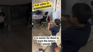 Letters sound with movement #shorts