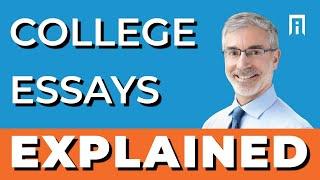 Stuart Schmill talks with Karina about how to write your college essay