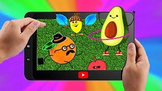 Учим цвет на английском Learn Colors with Fructs and Fun Surprises for Child with Colorful Autumn