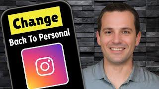 How To Instantly Switch Your Instagram to Personal in 2025 – So Easy!