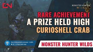 MH Wilds A Prize Held High Rare Achievement / Trophy - Curioshell Crab