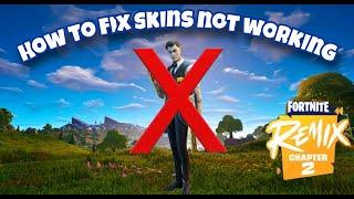 How To Fix Not Being Able To Change Your Skin In Fortnite Remix (2024)