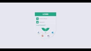 Login Form using html and css || creatively