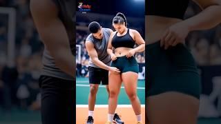 "Tallest Female Volleyball Star in USA  #TallQueen"#tallgirlfriend #volleyball #usa