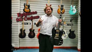 Epiphone SG Custom | Black | Ex Display | Blackpool Store