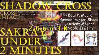 [iRO Chaos] Solo Fallen Sakray Under 2 Minutes | Tomb Of Remorse | Cross Impact Shadow Cross