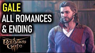 Gale: All Romance Scenes & Ending | Baldur's Gate 3 (BG3)