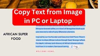 How to Copy Paste Text from Images on Windows PC/Laptop for Free (2024) | 3 Easy Methods