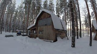 ПУТЕШЕСТВИЕ в ТАЙГУ за ТАЁЖНОЙ РОМАНТИКОЙ. ЛЕСНОЙ ДОМ. ОЗЕРО в ГЛУШИ. ЛОВИМ ЩУКУ. Часть вторая.