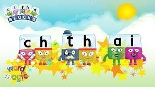 Word Magic | Letter Teams | CH TH AI | Learn to Spell | @officialalphablocks