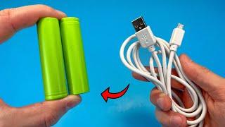 Revive any Dead Lithium Battery in 1 Minute! Amazing idea!