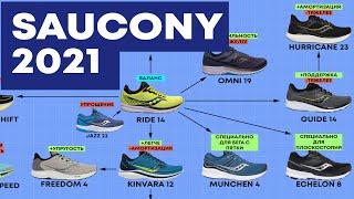 SAUCONY 2021. Обзор и сравнение 16 моделей. Беговые кроссовки. RIDE vs GUIDE vs TRIUMPH vs ENDORPHIN