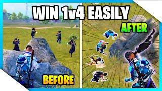 DOMINATE SOLO VS SQUAD WITH THESE ADVANCED PUBG MOBILE TIPS & TRICKS | BGMI HOW TO DO 1V4 CLUTCH️‍