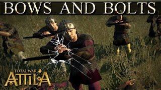 Total War Attila Mechanics -  Archers and Crossbows vs Infantry