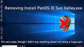 Removing Install PanOS 10 Sun Valley.exe + Download