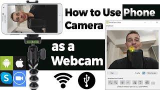 How to Use Phone Camera as Webcam for Zoom | DroidCam (The Easiest Way)