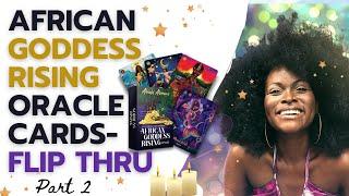 African Goddess Oracle Cards: Deck Flip Through, Part 2