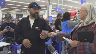 Walmart surprises San Diego shoppers by paying for their Thanksgiving groceries